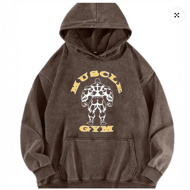 Dame hoodie med inspirerende treningsmotiv Skjora