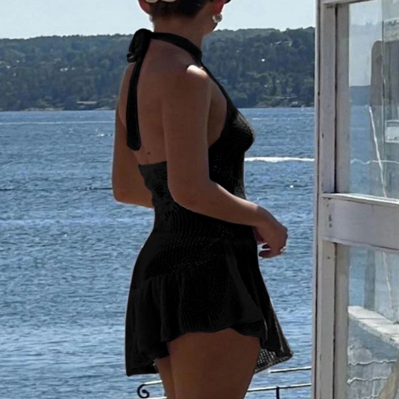 Damen Strickkleid mit A-Linien-Schnitt Skjora