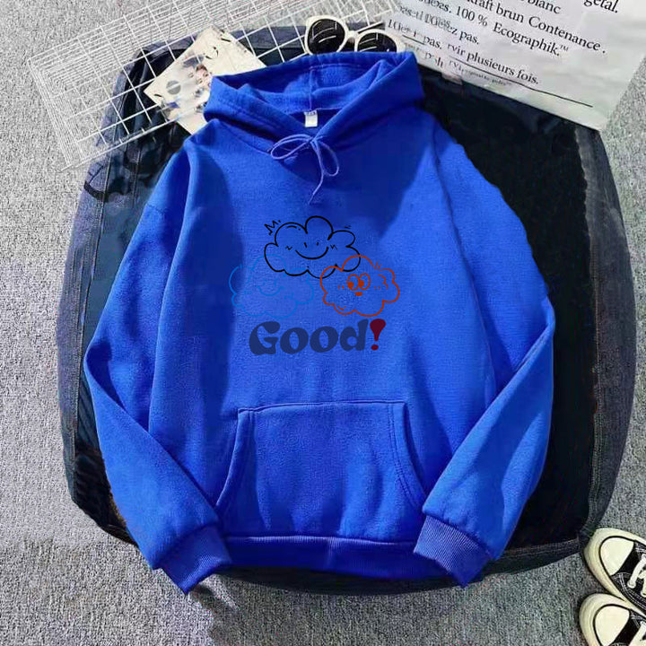 Damen Kapuzenpullover mit verspieltem Cloud-Design Skjora