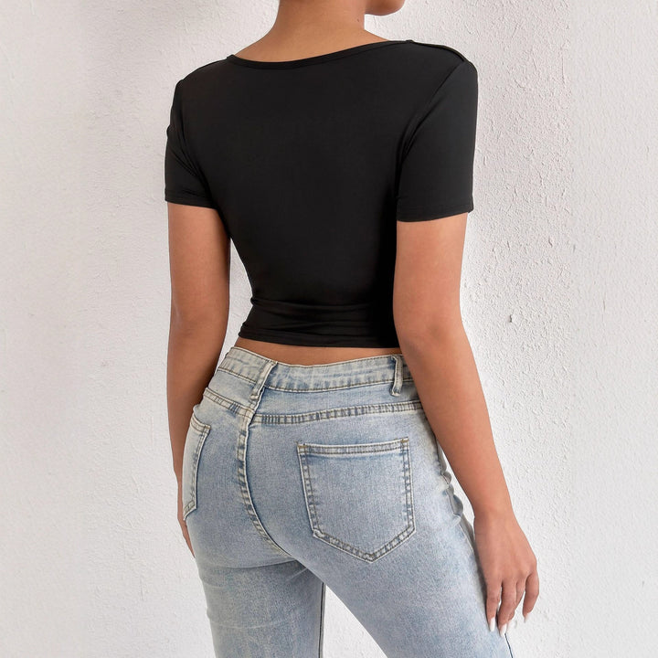 Damer Korte erme-bodycon Overdel Skjora