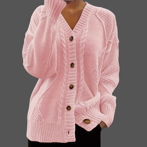 Kvinnes cardigan i avslappet oversized stil Skjora