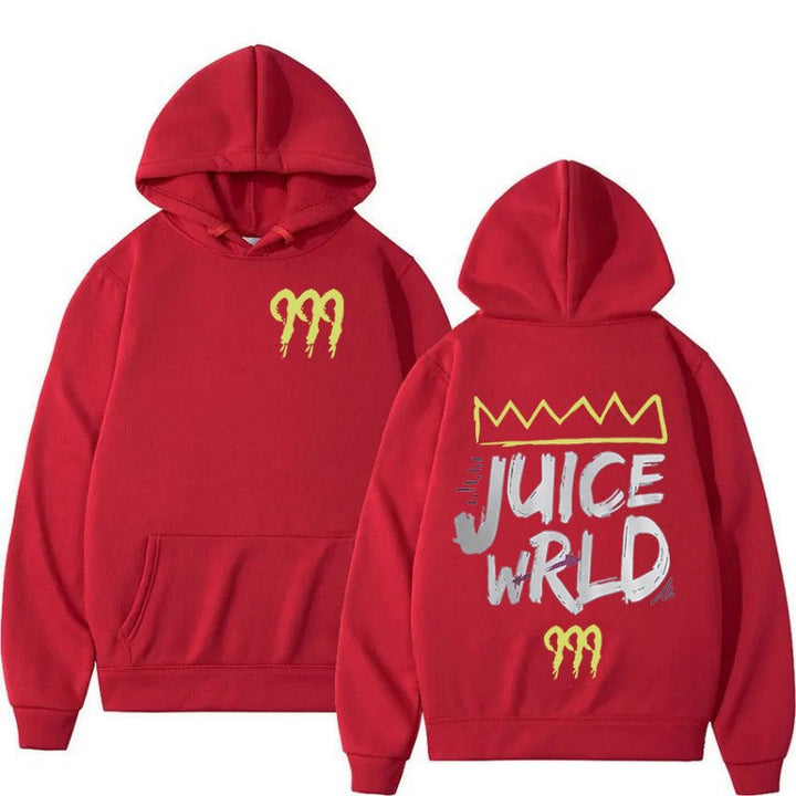 Kvinne hoodie med moderne kengurulommely design og slående grafisk trykk Skjora