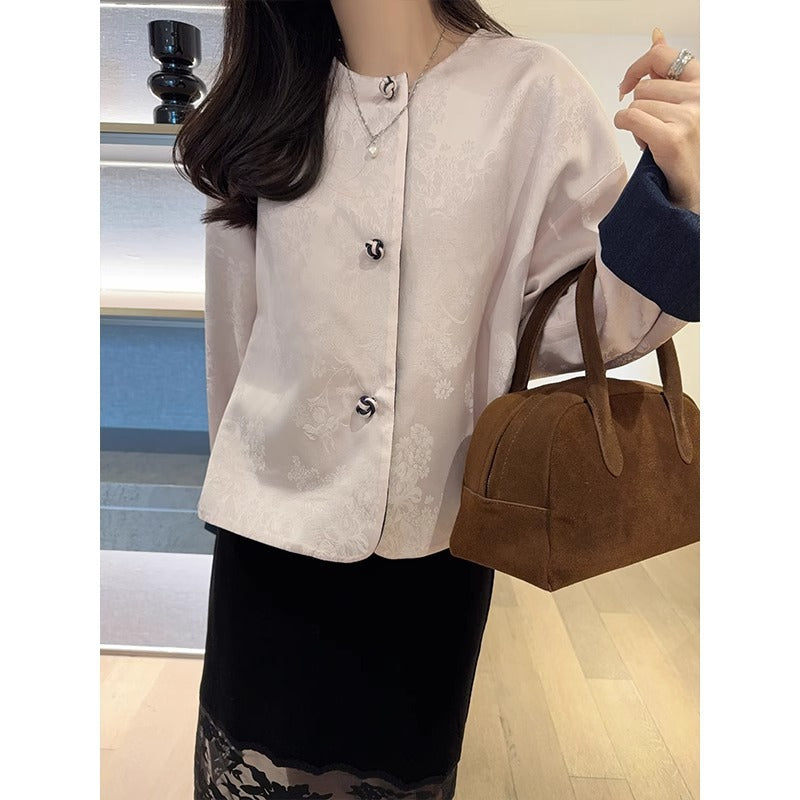 Dames Elegant Kort Blazer Skjora