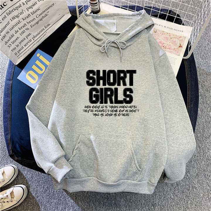 Women's hoodie with eye-catching lettering Skjora