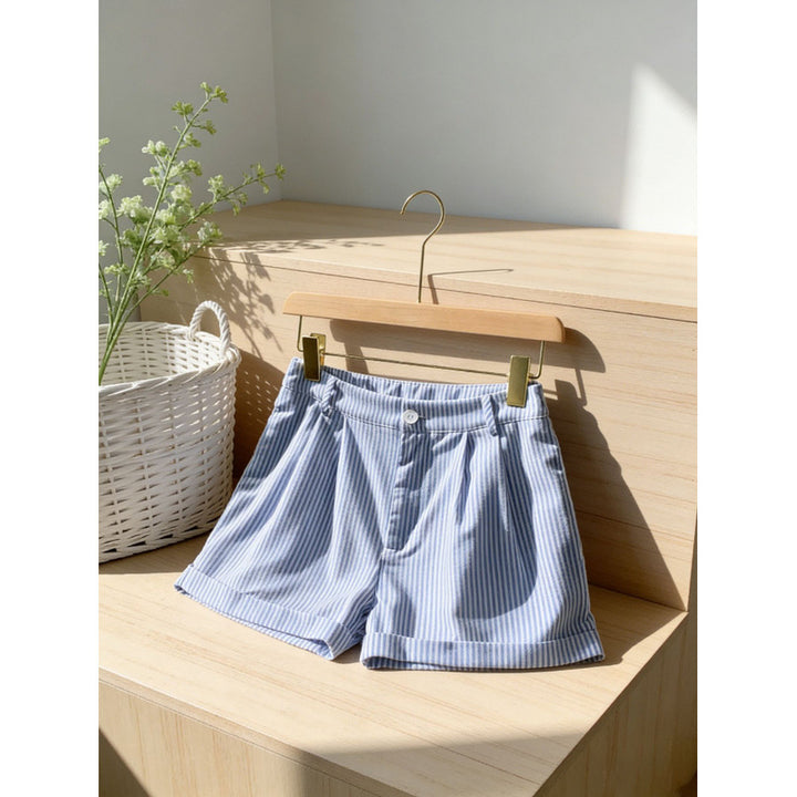 Dame shorts med stripete design og behagelig passform Skjora