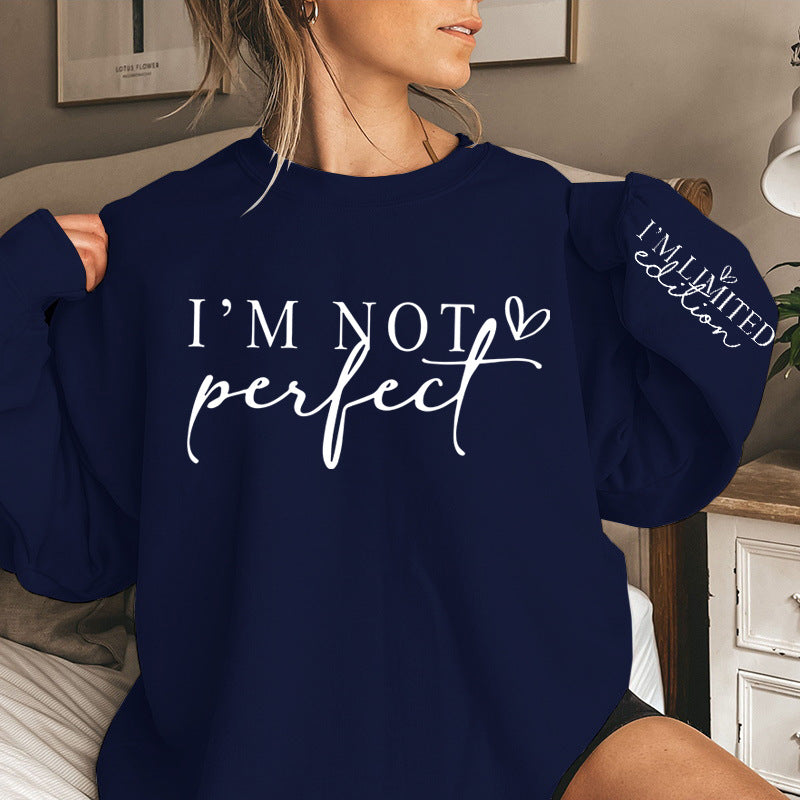 Dame Oversized Genser med trykk og begrenset utgave Skjora