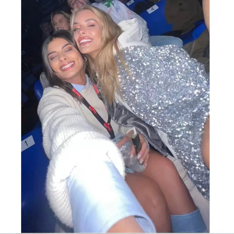 Kvinnenes fleece bomberjakke med teksturert yttermateriale og løs passform Skjora