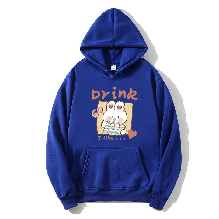 Ladies' Hoodie with Cute Kitten Motif Skjora