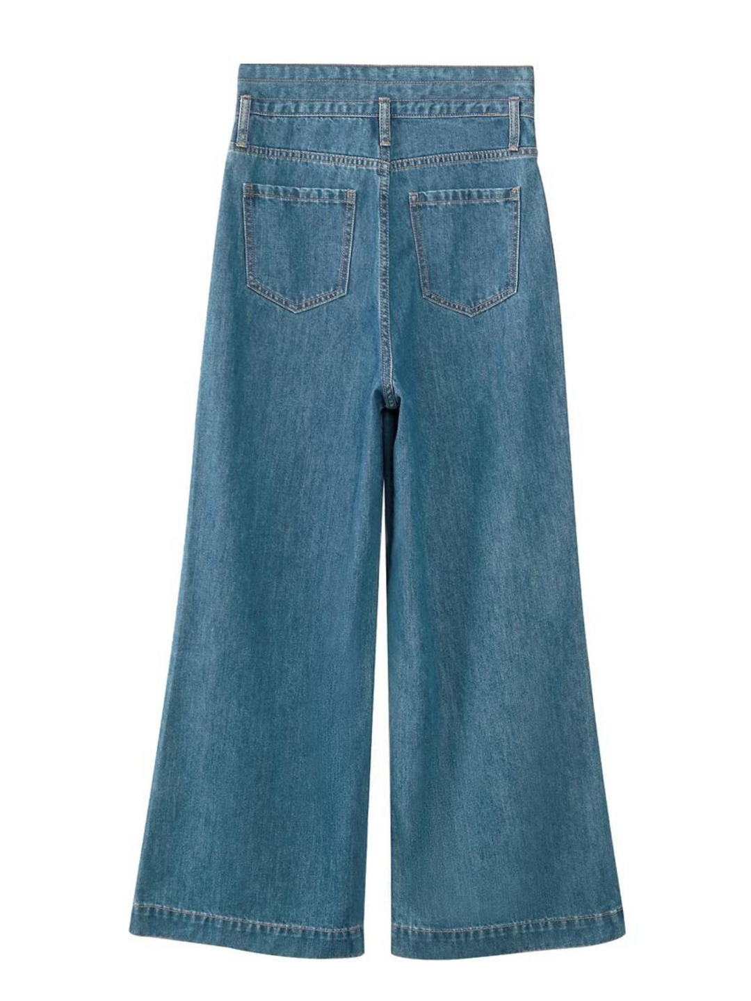 Høytlivs vide jeans
