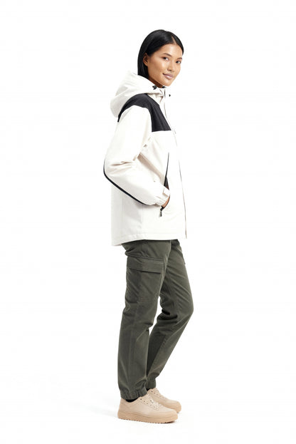 Skjora | 3-i-1 Fleece-vinterjakke med hette for damer